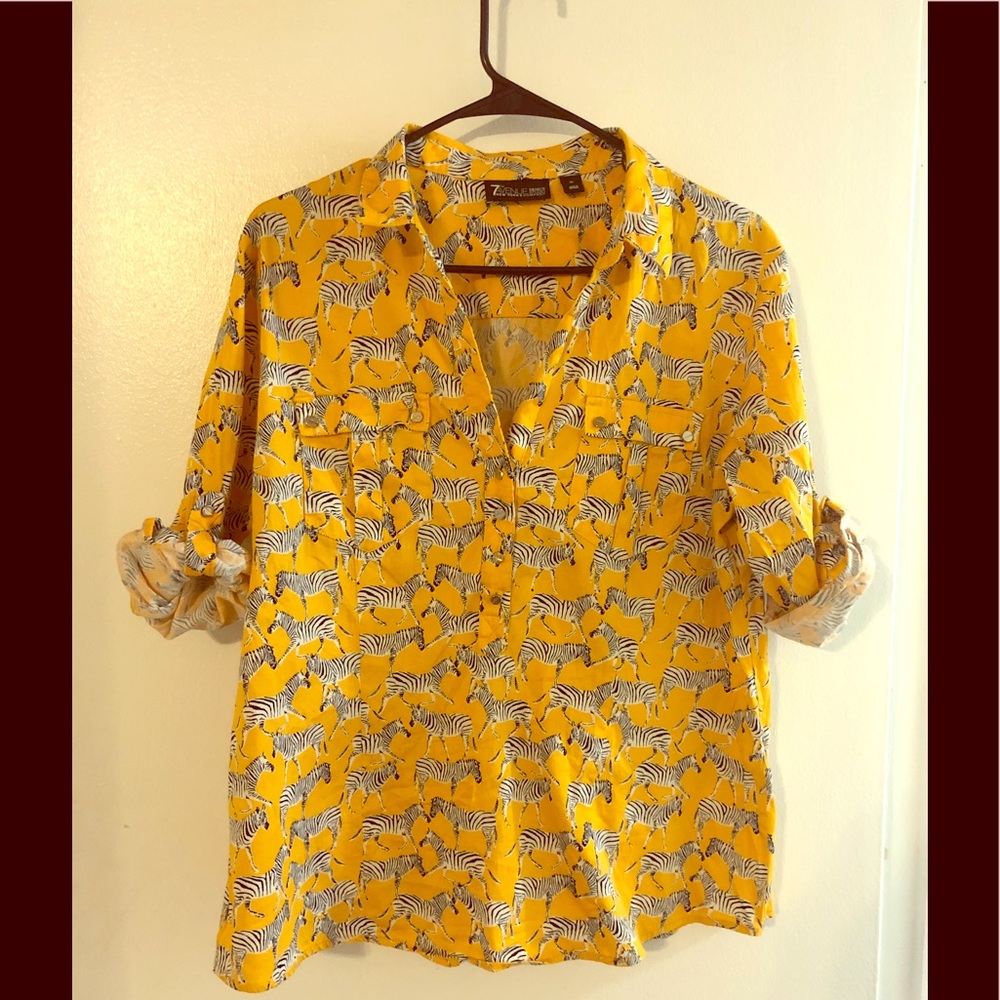 NY&Co Zebra Print Shirt